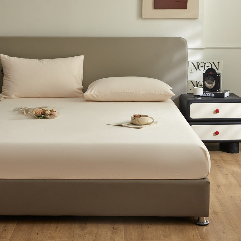 Drap-housse flanelle - Milk