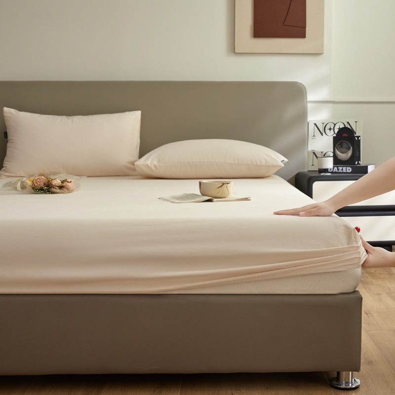 Drap-housse flanelle - Milk