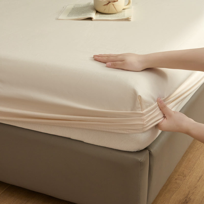 Drap-housse flanelle - Milk