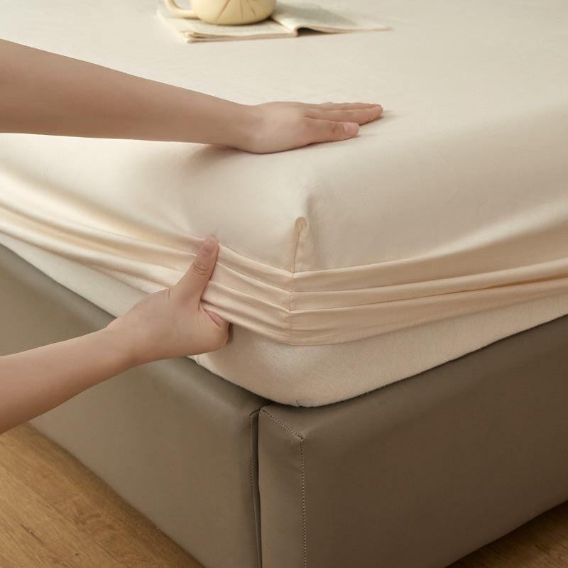 Drap-housse flanelle - Milk