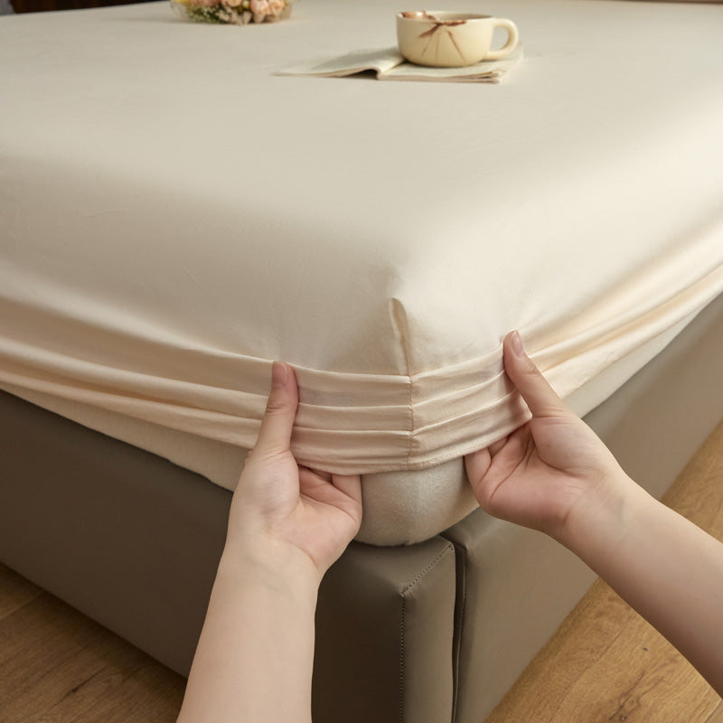 Drap-housse flanelle - Milk