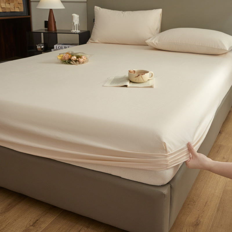 Drap-housse flanelle - Milk