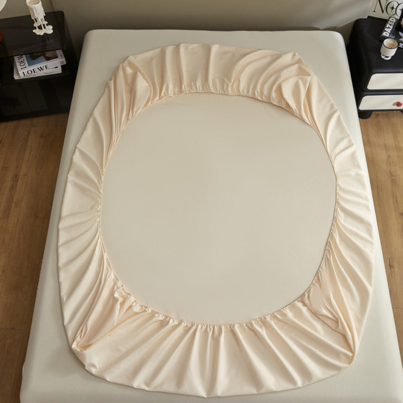 Linge de lit 3 pièces flanelle - Beige pure