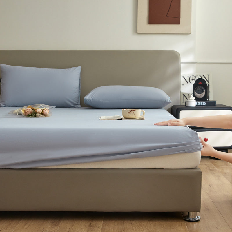 Drap-housse flanelle - Light Blue
