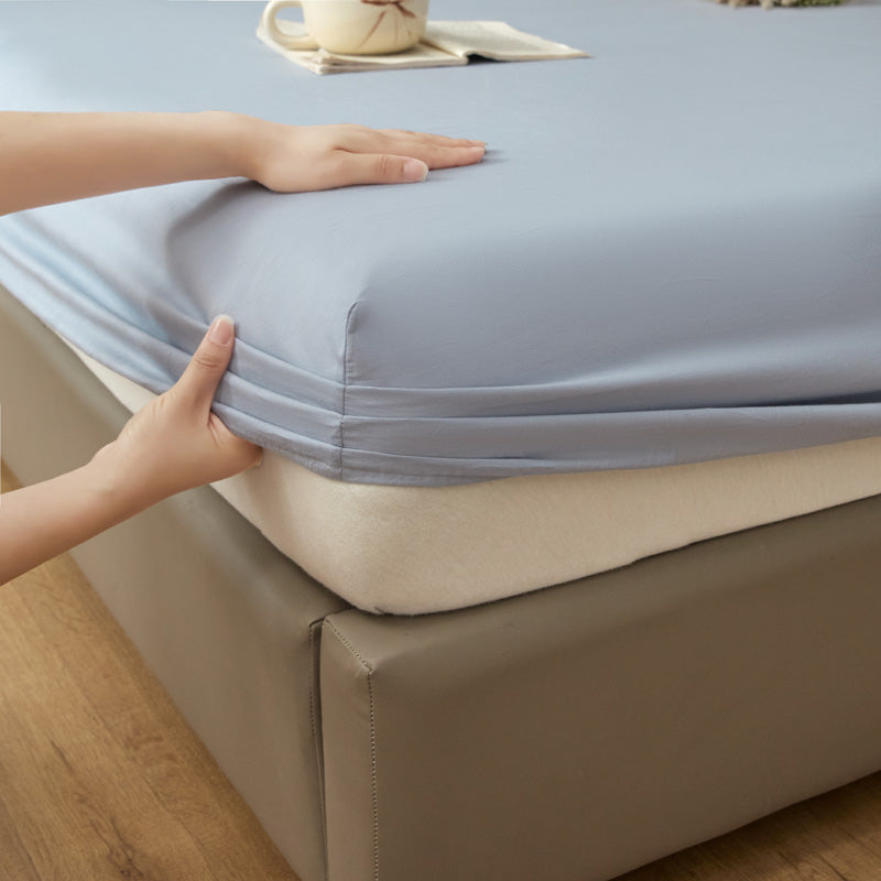 Drap-housse flanelle - Light Blue