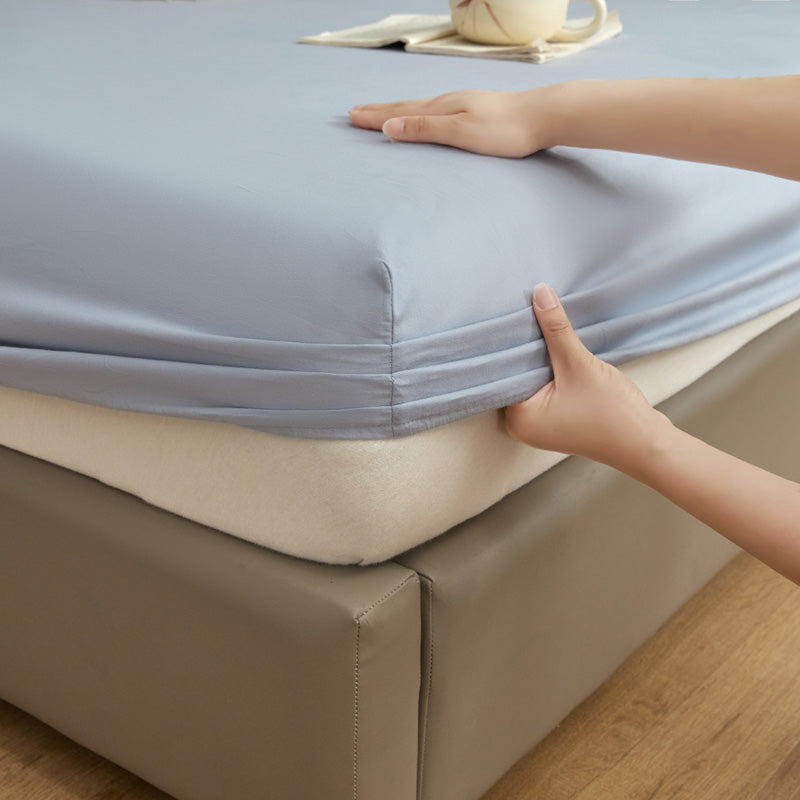 Drap-housse flanelle - Light Blue
