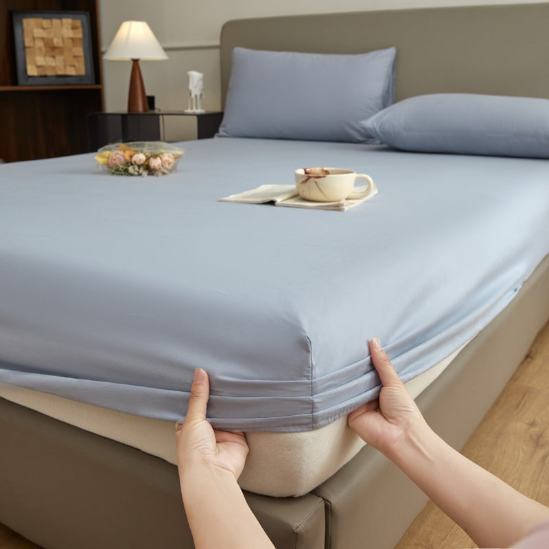 Drap-housse flanelle - Light Blue