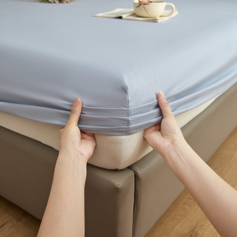 Drap-housse flanelle - Light Blue