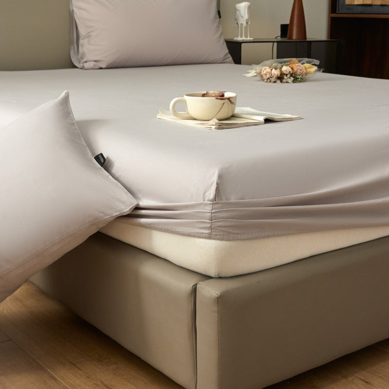 Drap-housse flanelle - Light Grey
