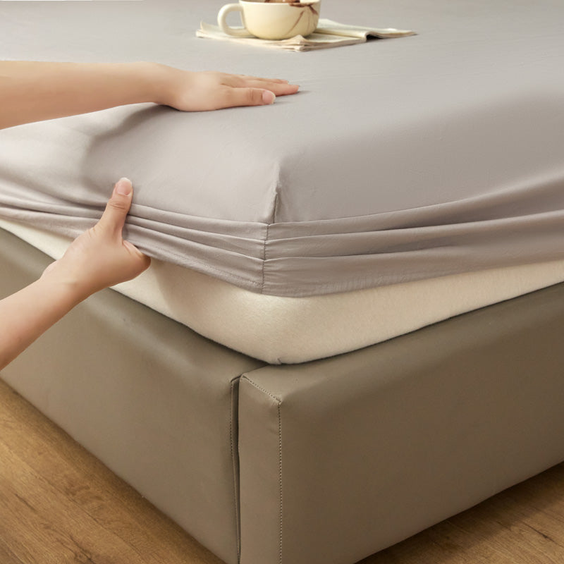 Drap-housse flanelle - Light Grey