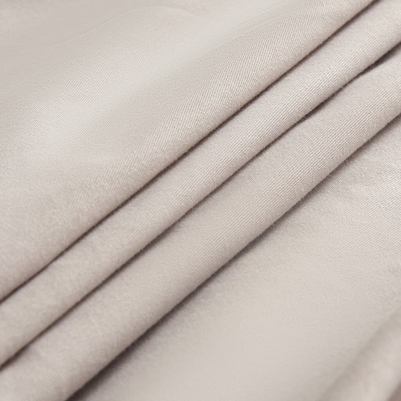 Linge de lit 3 pièces flanelle - Gris Pure