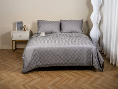 Drap-housse Grey jacquard