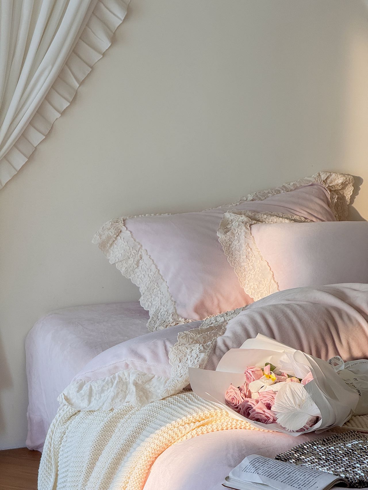 Linges de lit en velours