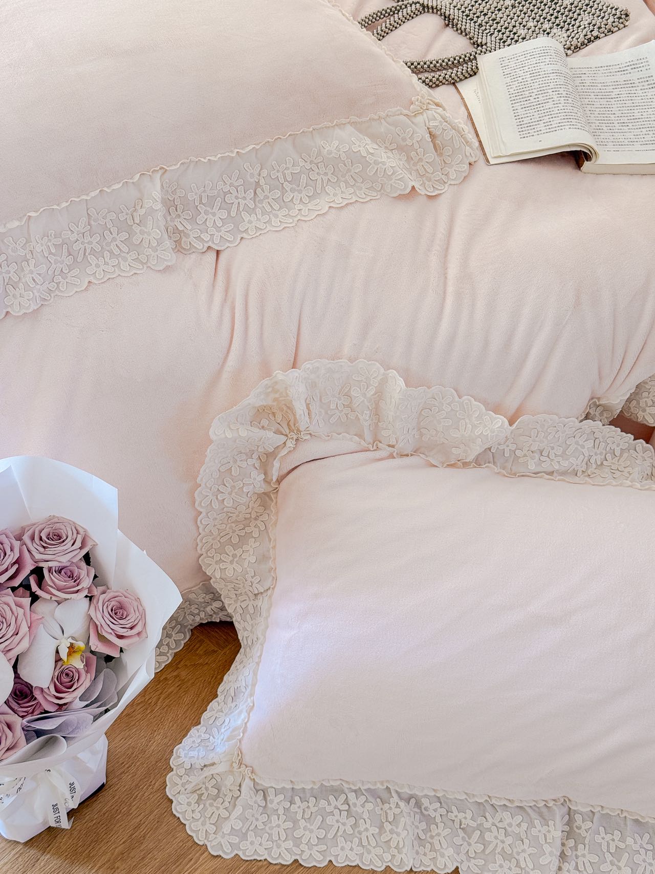 Linges de lit en velours