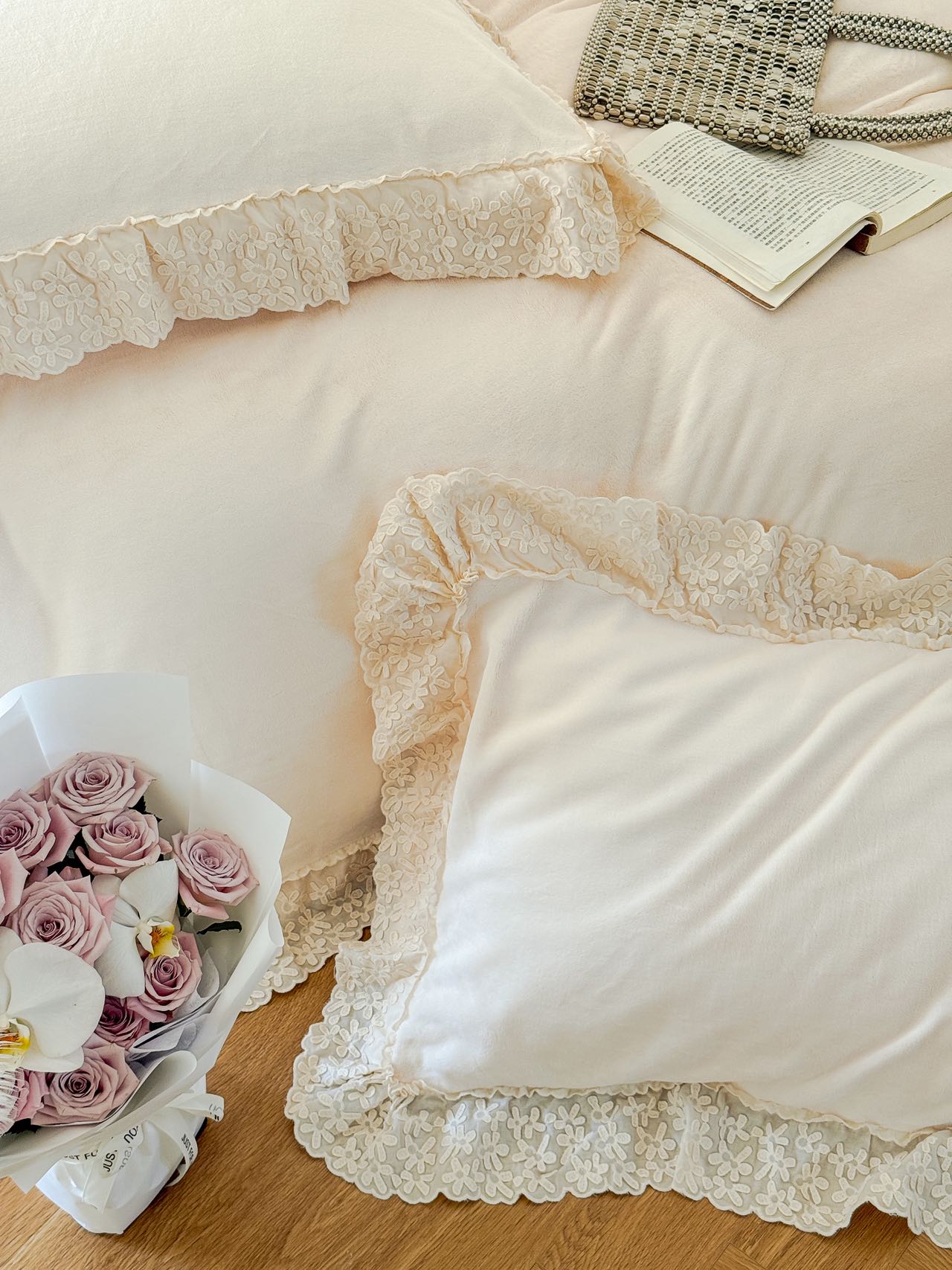 Linges de lit en velours