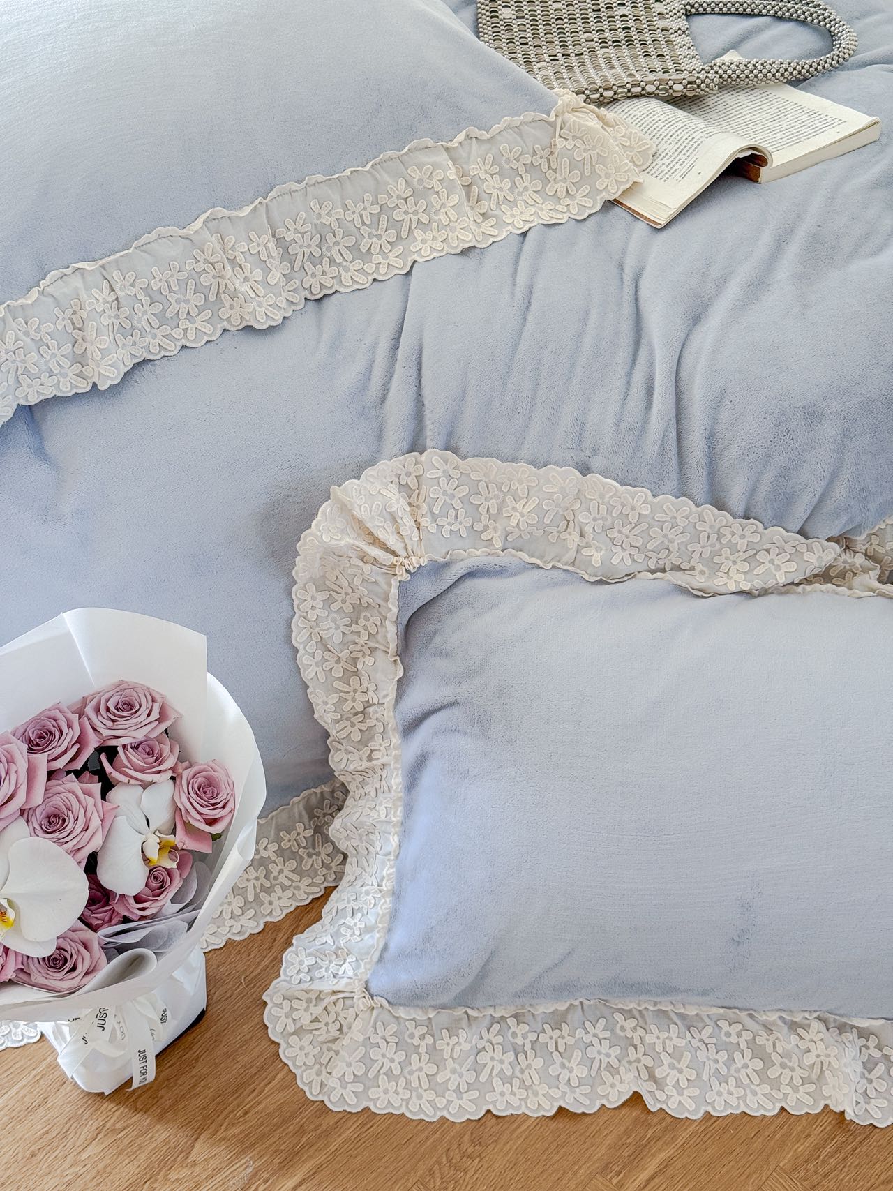 Linges de lit en velours