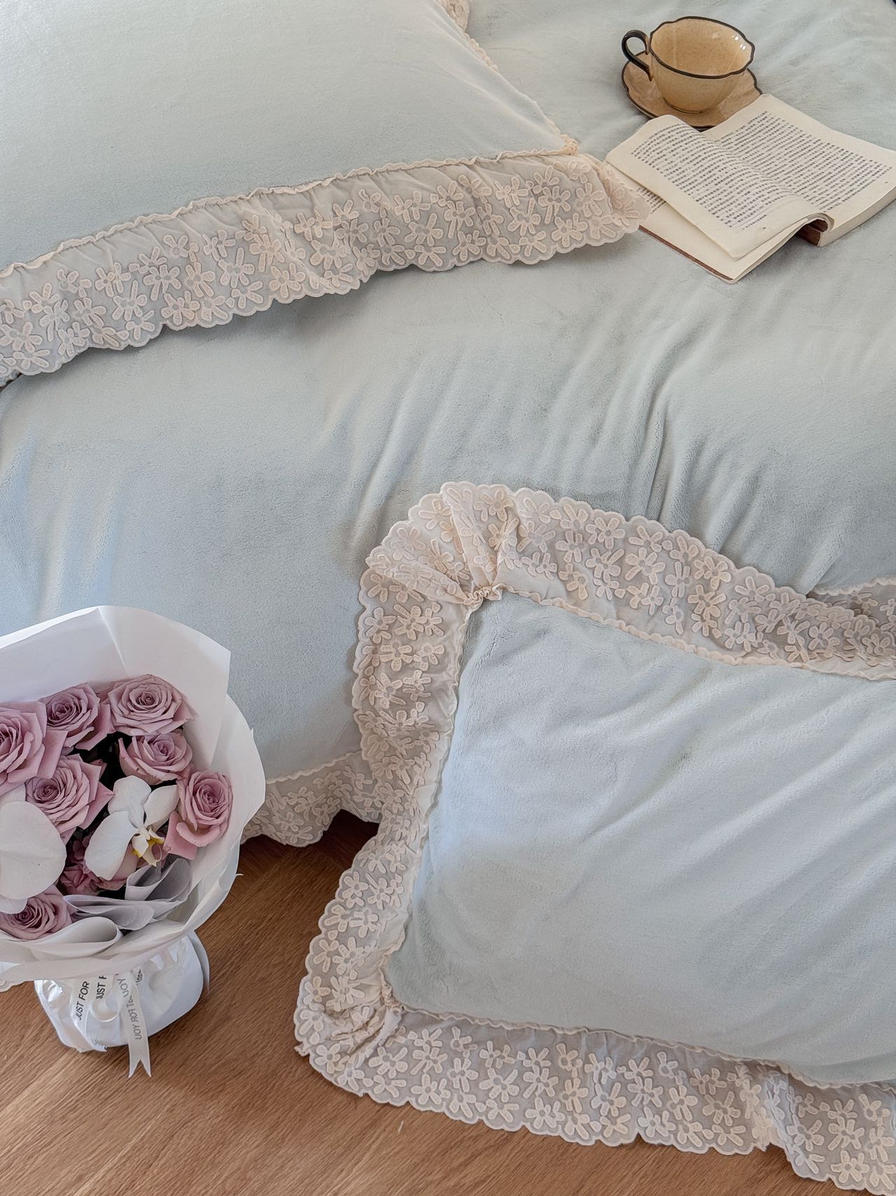 Linges de lit en velours