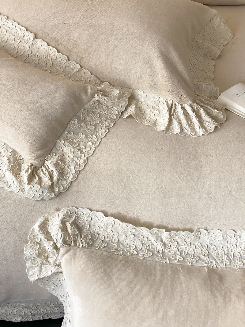 Linges de lit en velours