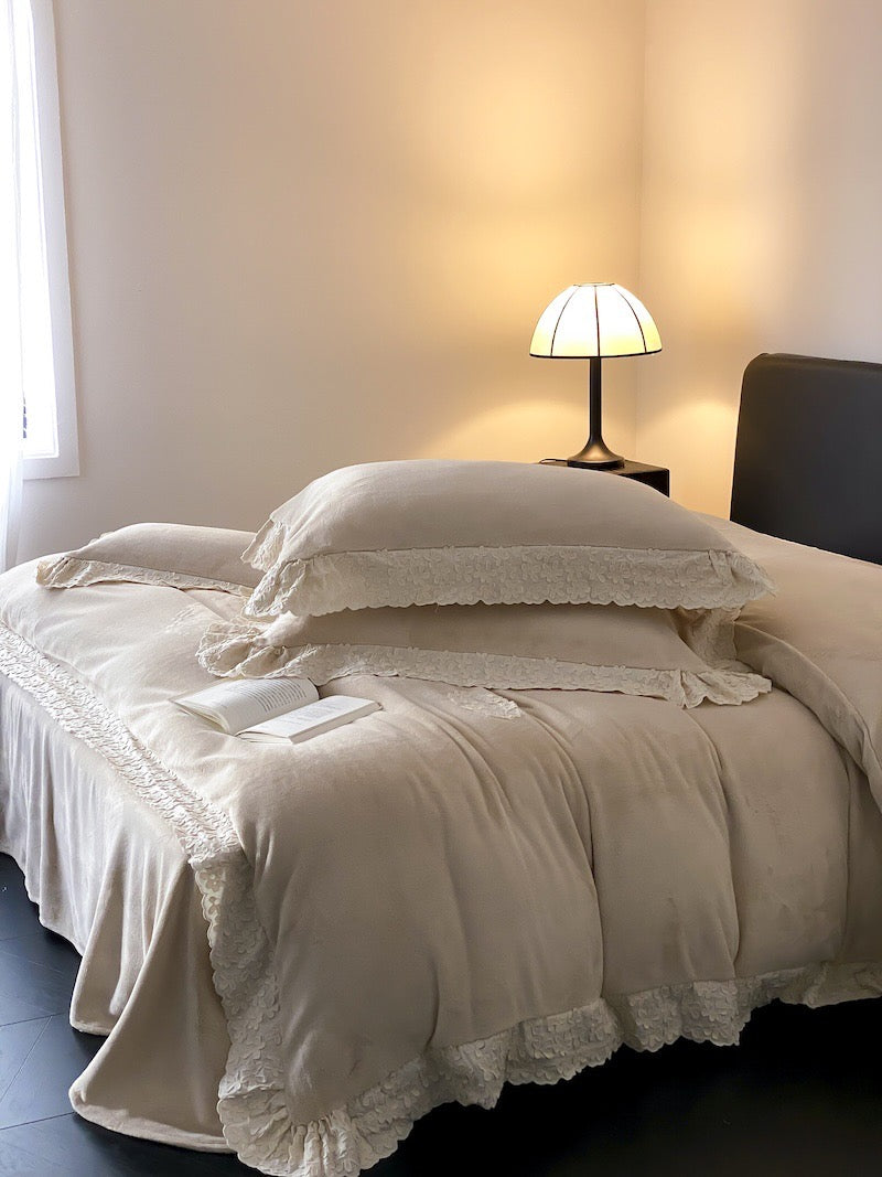 Linges de lit en velours