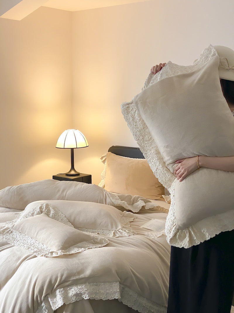 Linges de lit en velours