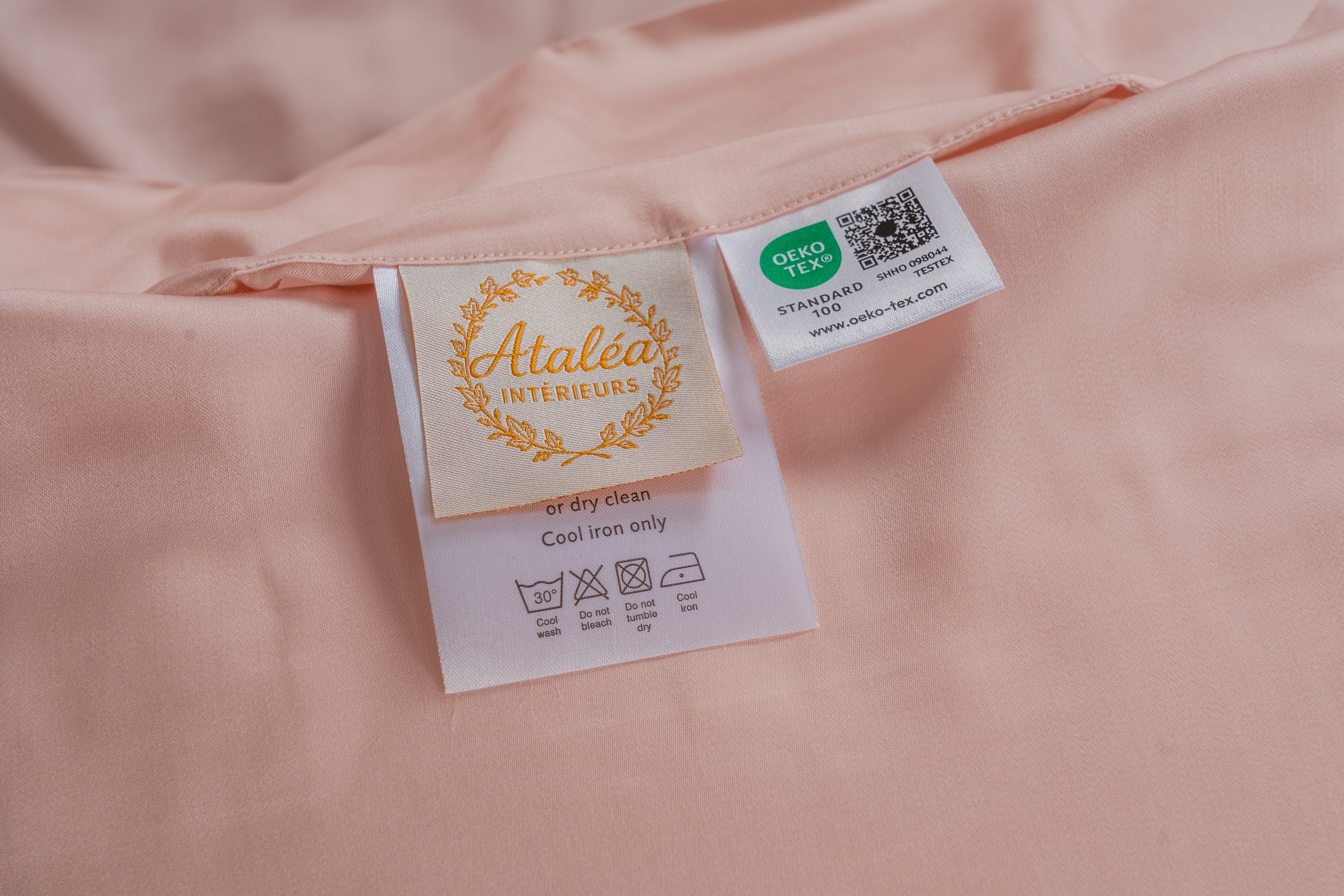 Taies d'oreiller rose pétale