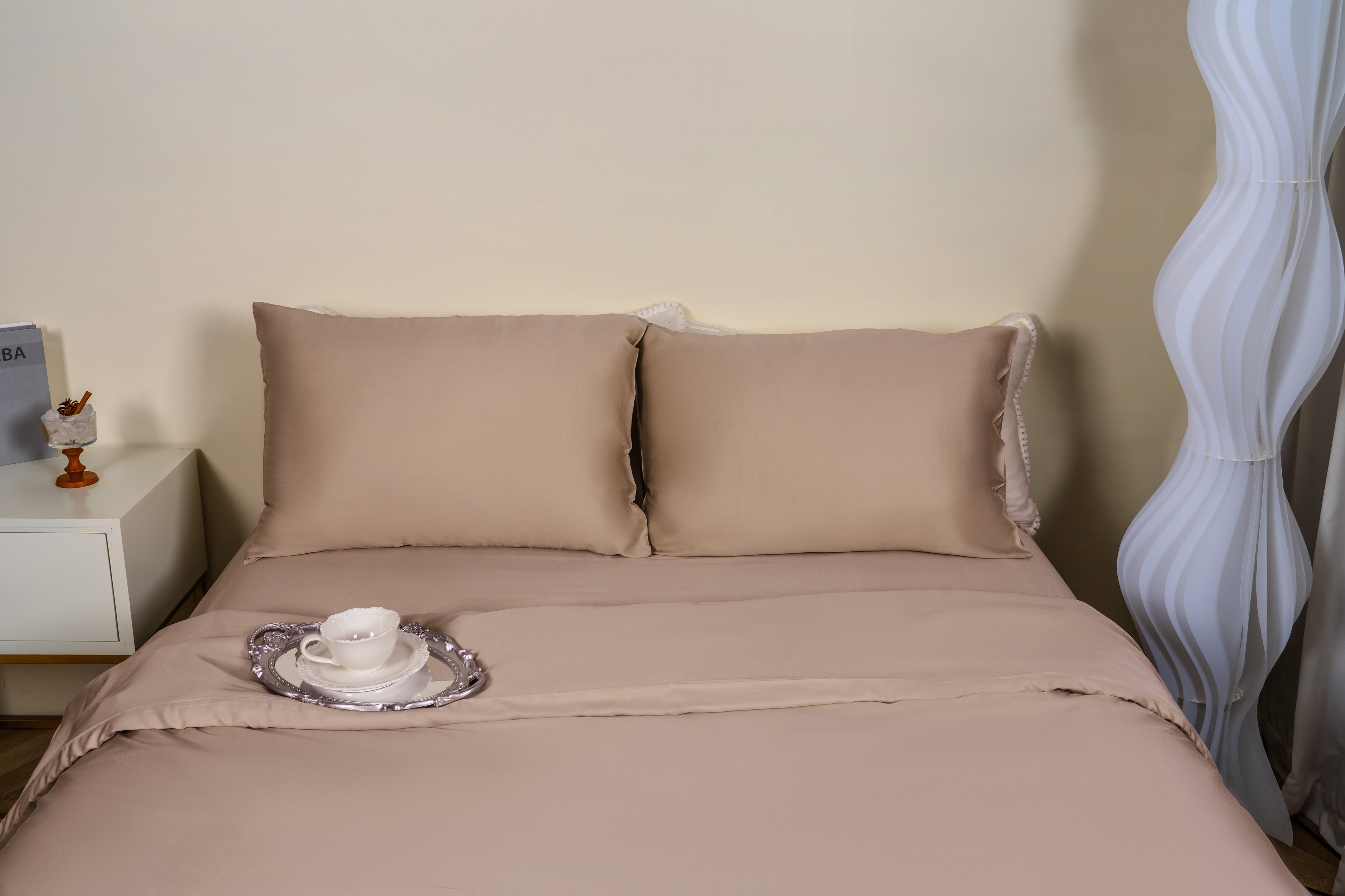 Taie d'oreiller khaki