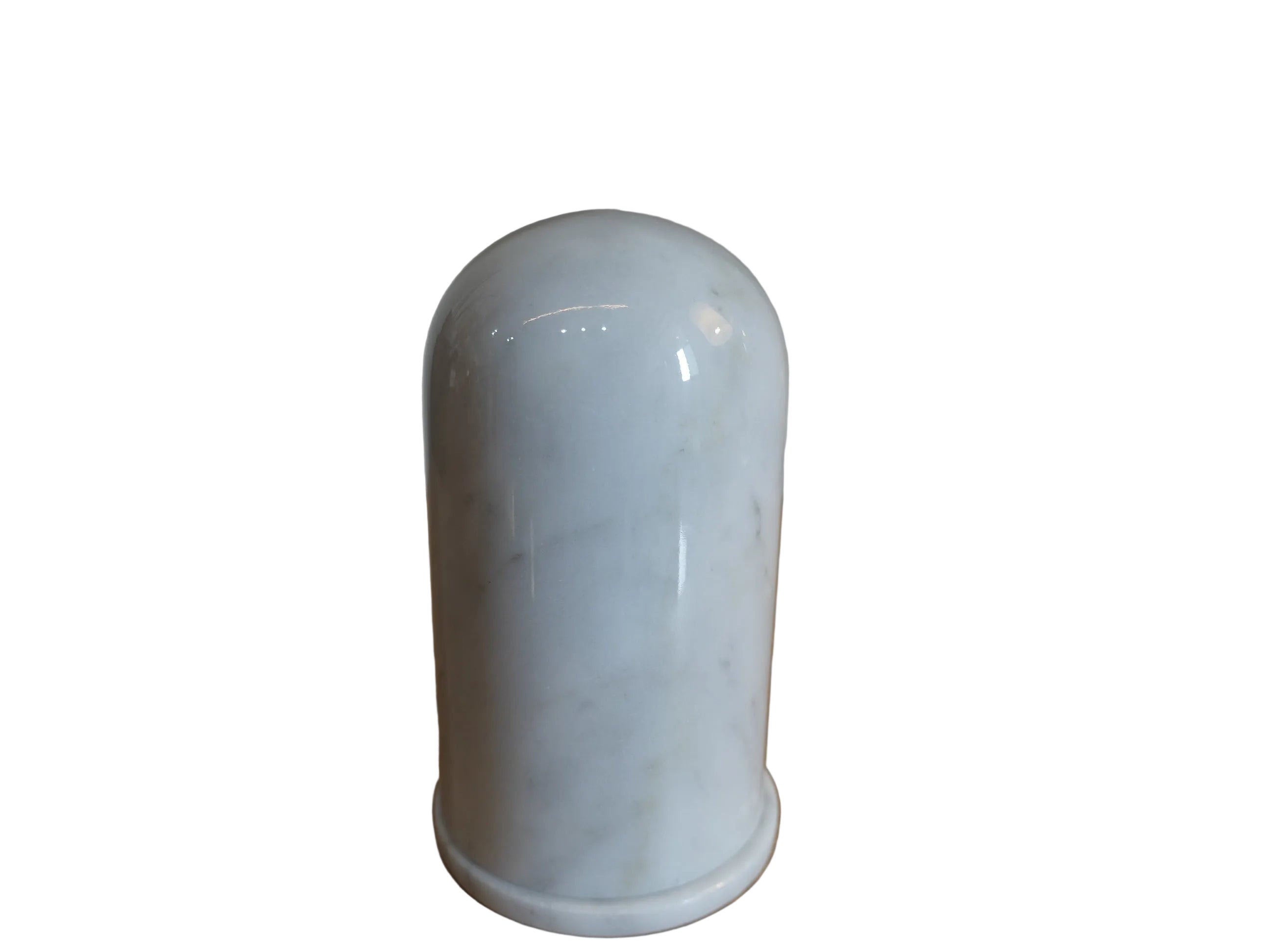 Porte cotons-tiges marbre blanc