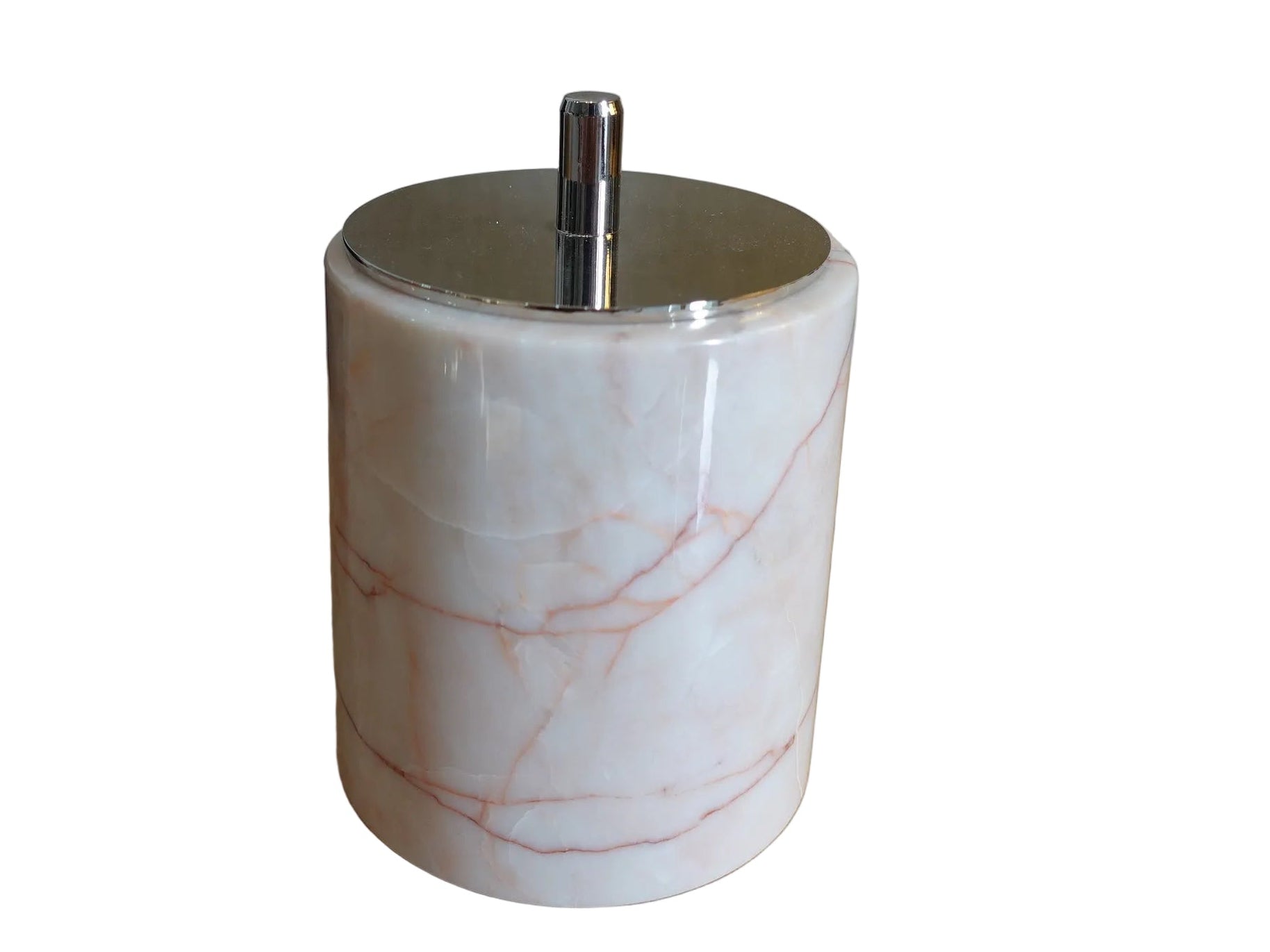 Porte cotons/cotons-tiges Rose crème