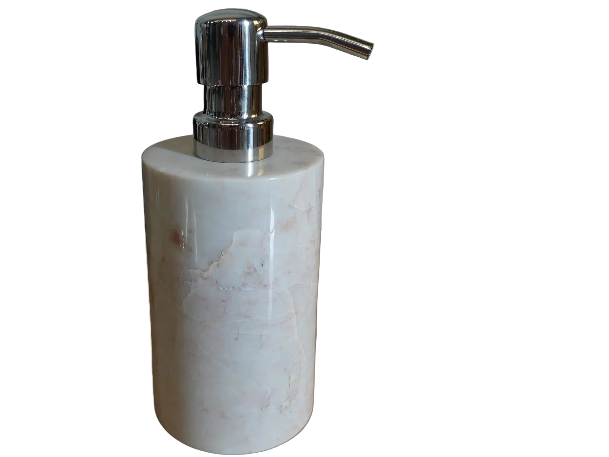Distributeur savon rose crème