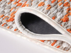 Tapis Chenil - Points orange
