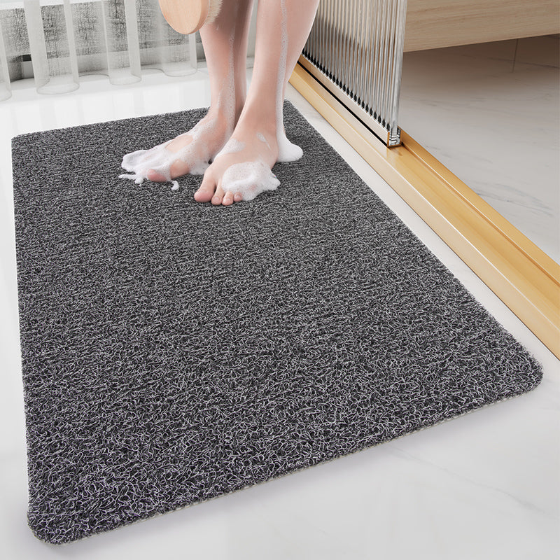 Tapis de douche gris épaissi