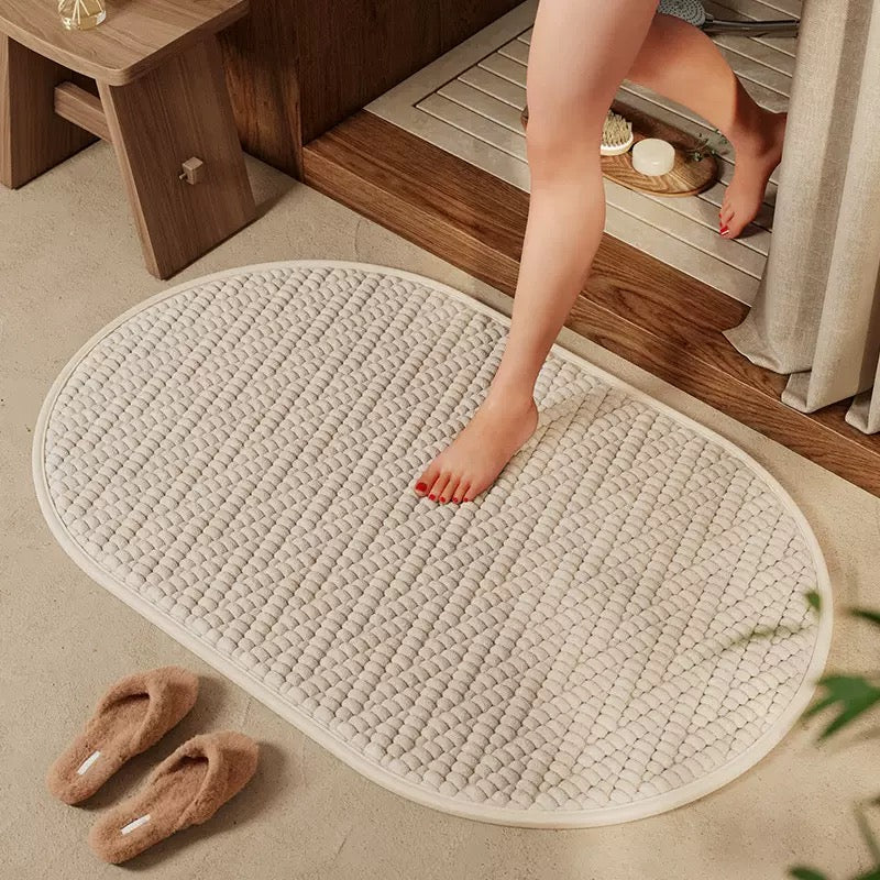 Tapis Velours de coton nuageux